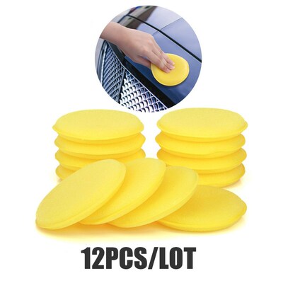 12 Pieces car wash detailing Wax Polish Foam Sponge For Car