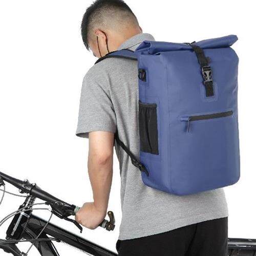 3-in-1 Waterproof Bike Bag Pannier Bicycle Rear Rack Bag