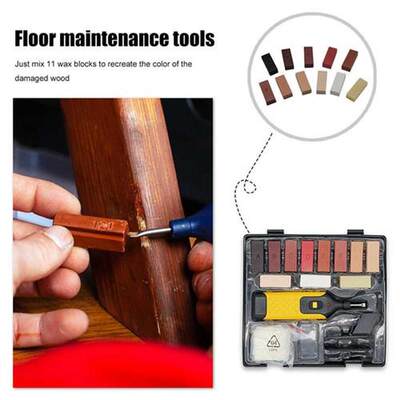 Laminate Floor Repairing Kit Furniture Scratch Fix Wax Syste