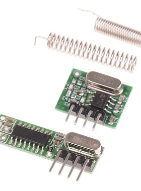 New 1Pc 433 Mhz Superheterodyne RF Receiver and Transmitter
