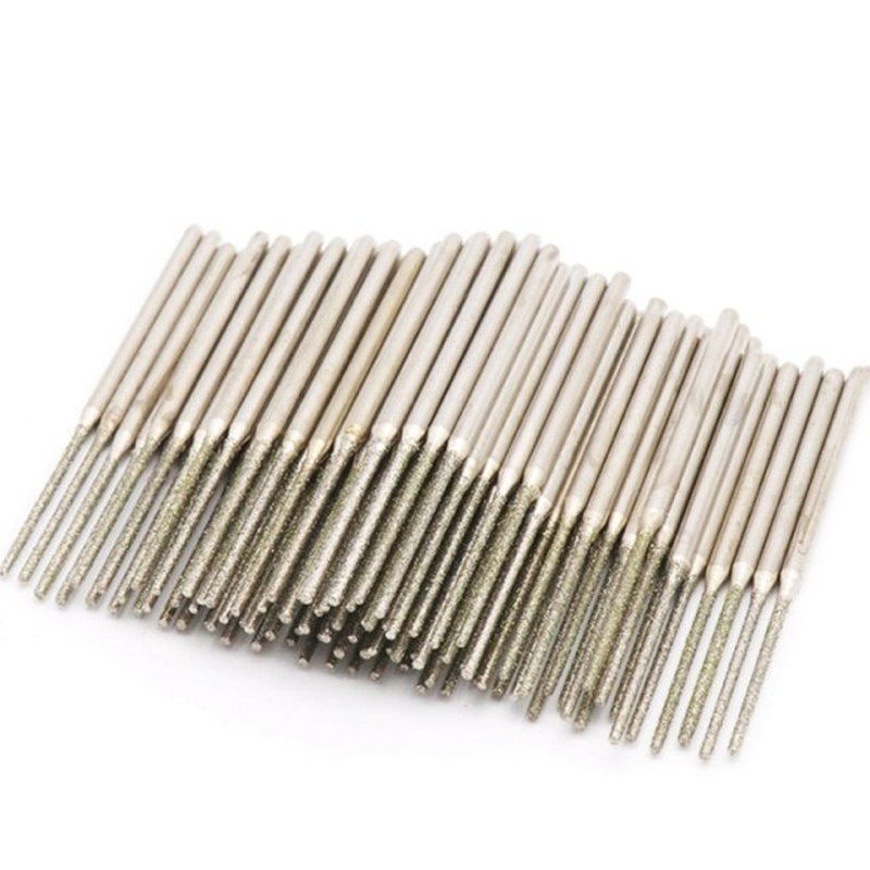 100Pcs Ultra-Long Diamond Drilling Bits Emery Diamond Abrasi