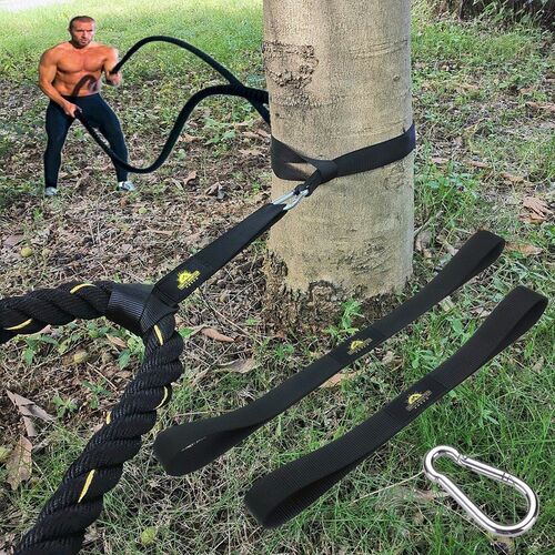 Battle Rope Fitness Anchor Strap Kit Accessoires Sport for R