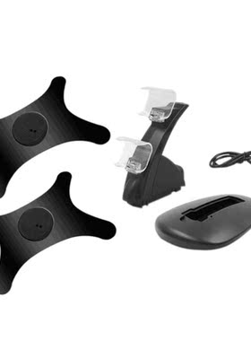 For Playstation 4 Gamepad Dual Controller Charger Dock Led C