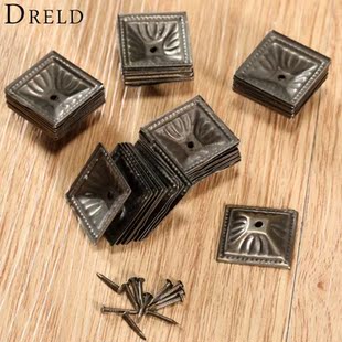 50Pcs Antique Bronze Square Nailhead Upholstery Decorative N