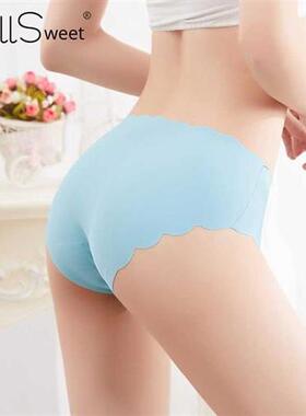 FallSweet 3 pcs/ lot ! Seamless Panties Solid Invisible Und