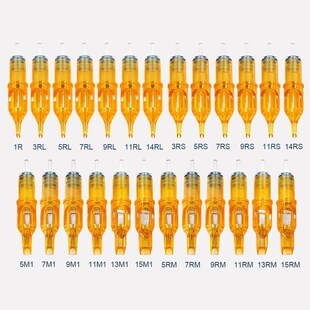 10PCS Tattoo Cartridges Needle RL RS M1 RM tattoo needles Fo