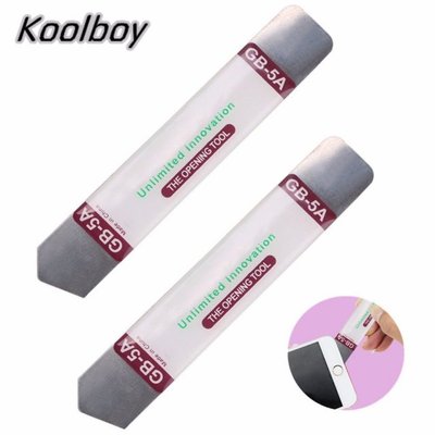 2PCS Stainless Steel Blade Soft Thin Pry Spudger Cell Phone