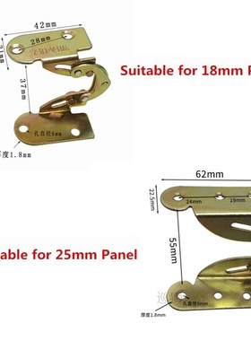 Multi-function 2pcs 180 Degree Dining Table Flap Hinge Hidde