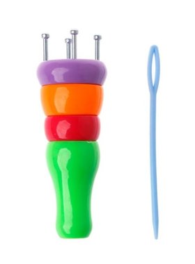 Plasic Yarn Wool Knitter Knitting Doll Dolly Rope Braided Cr