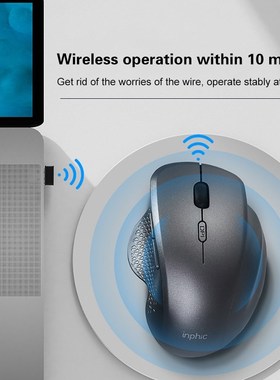 Wireless Mouse Computer Mouse 6 Buttons Optical Mause Ergono