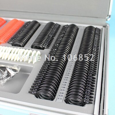 266 Trial lens set Optical trial lens case Plastic rim Alumi