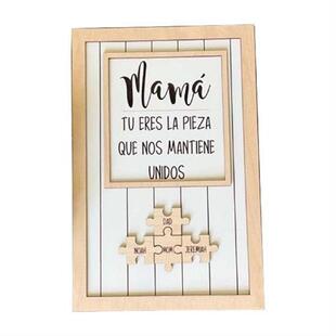 Solid Ornament Jigsaw For Name Plaque Pieces Sign Mom