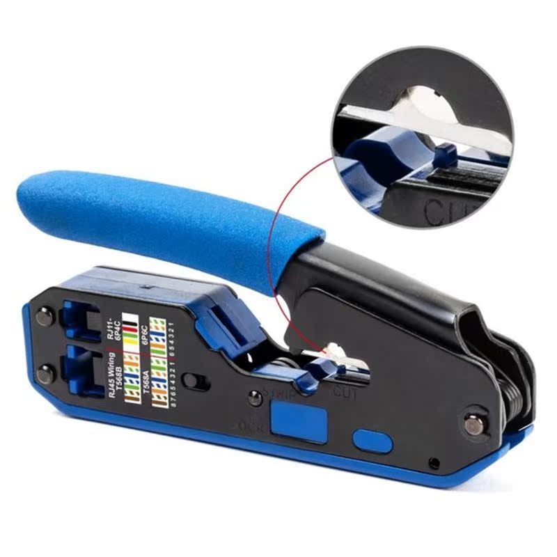 Cable Stripper Network Crimper Cable RJ12/11 Connectors Stri