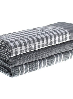 3pcs Kitchen Towels Classic  Natural Cotton Tea Towels D