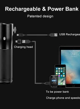 Mountain Bike Flashlight 700 Lumen USB Rechargeable Bike Fro