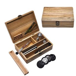 New Camphor Storage Box Smoking Set Suit Pipe Tobacco