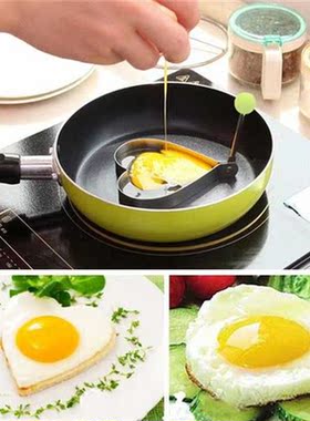 5 Style Stainless Steel Fried Egg Shaper Pancake Mould Omele