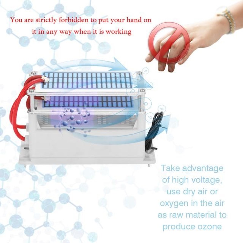 Portable Ceramic Generator Ozone Machine 28g/h Long Life Air