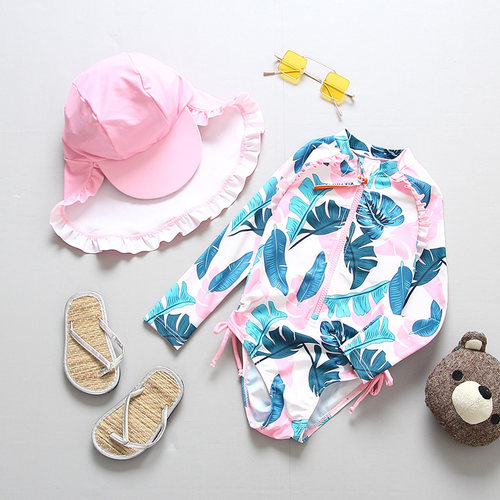 1-6 Years Princess Swimwear Toddler Girls Swimsuit UV Protec
