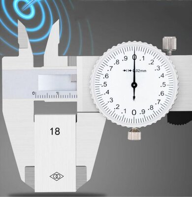 Dial Vernier Caliper 150mm Industrial Grade Two-Way Shockpro