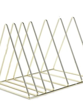 File Holder Stand Metal Desktop Book Shelf Book Stand File O