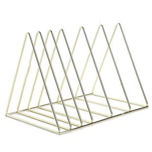 File Holder Stand Metal Desktop Book Shelf Book Stand File O