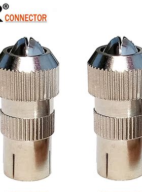 100pcs/lot F Type Female TV UDARA Connector F Socket TV Jac