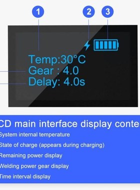 70 Gear Portable Spot Welder LED Adjustable Mini Spot Weldin