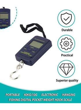 1PC Multifunctional Mini 40kg/10g Electronic Hanging Fishing