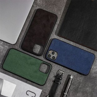 Alcantara Leather Back Cover For iPhone 11 12 Pro Max Case