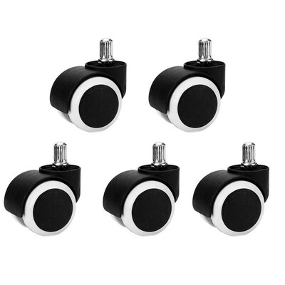 5 Pcs General Swivel Chair niversal Wheel Mute Pulley Office