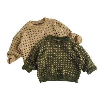 New Baby Sweaters for Girls Boys Floral Pullover Autumn