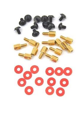 36pcs/set Motherboard Mounting Screw Set Copper Pillar   M3