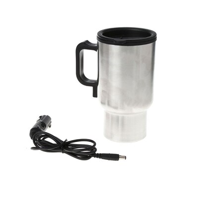 12V Car Heating Cup Stainless Steel Travel Electric Kettle I