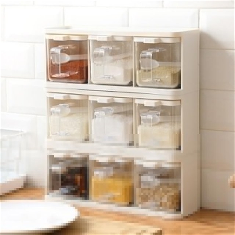 Spice Jar Seasoning Box Kitchen Spice Storage Rack Spice Sto