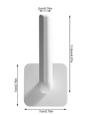 2PCS Multifunction Toilet Roll Paper Roll Holder Towel Hange