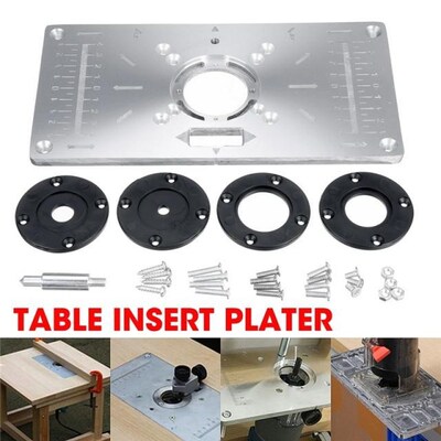 Trimming Machine Aluminium Alloy Trimmer Router Table Insert