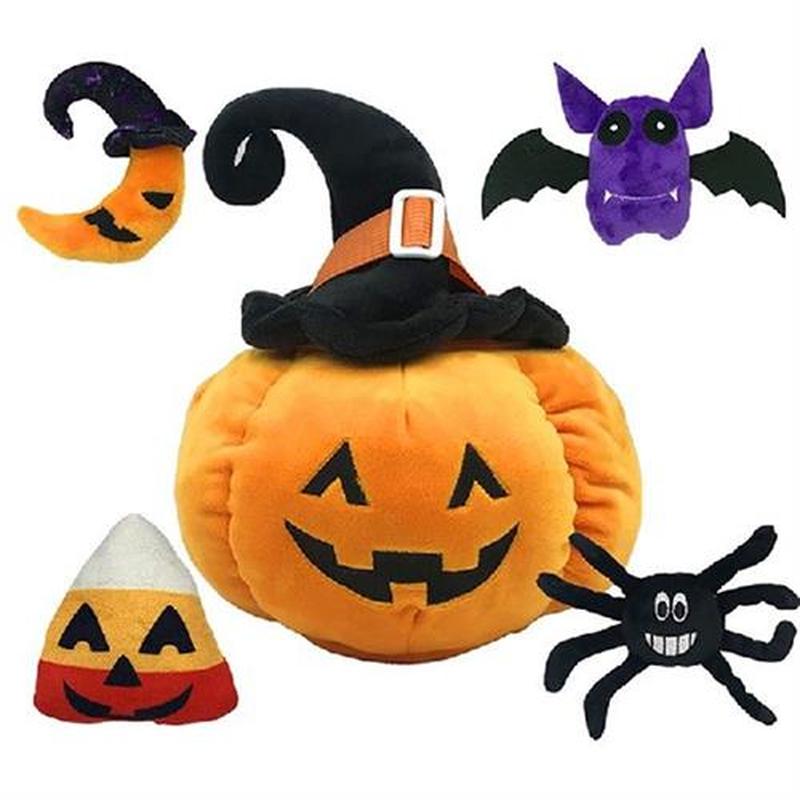 Halloween Pillow Plush Toy Doll Set Soft  Cute Stuffed