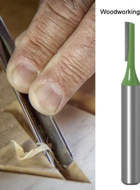 4pcs 6mm Shank Single Double Flute Straight Router Bit Milli