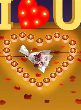 6pcs LED Solar Decorative Lamp Battery Powered Simulated