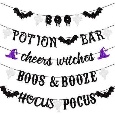 New Halloween 2021 Banner Happy Halloween Party Decor Boo Ba