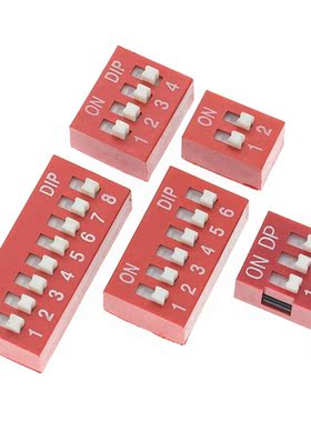 10pcs Slide Type Switch Module 2 3 4 6 8 Pin 2.54mm Position