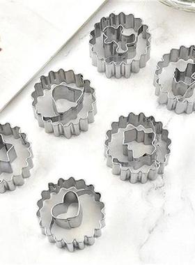 9pcs Cookie Biscuit Cutter Set Different Sizes Stainless