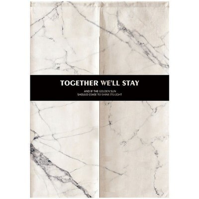 Nordic Marble Door Curtain Partition Curtain Household Curta