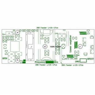 Latest  kits 100W UHF 400--470MHZ Amplifier Power Amplifi
