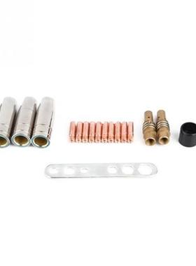 19Pcs MIGMAG Contact Tips 0.8 Gas Nozzle Tip Kit for Binzel