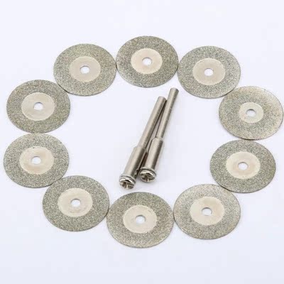 10pcs 20mm Diamond Cutting Discs Cut Off Blade Drill Bit for