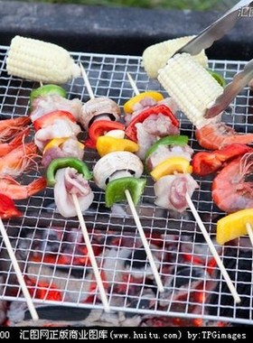 Barbecue mesh large thickened stainless steel charcoal barbe