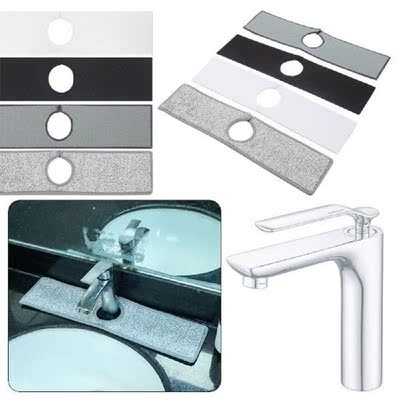 Kitchen Faucet Absorbent Mat Sink Guard Microfiber Faucet