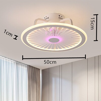 bluetooth lamp smart ceiling fan lamp with lights remote con